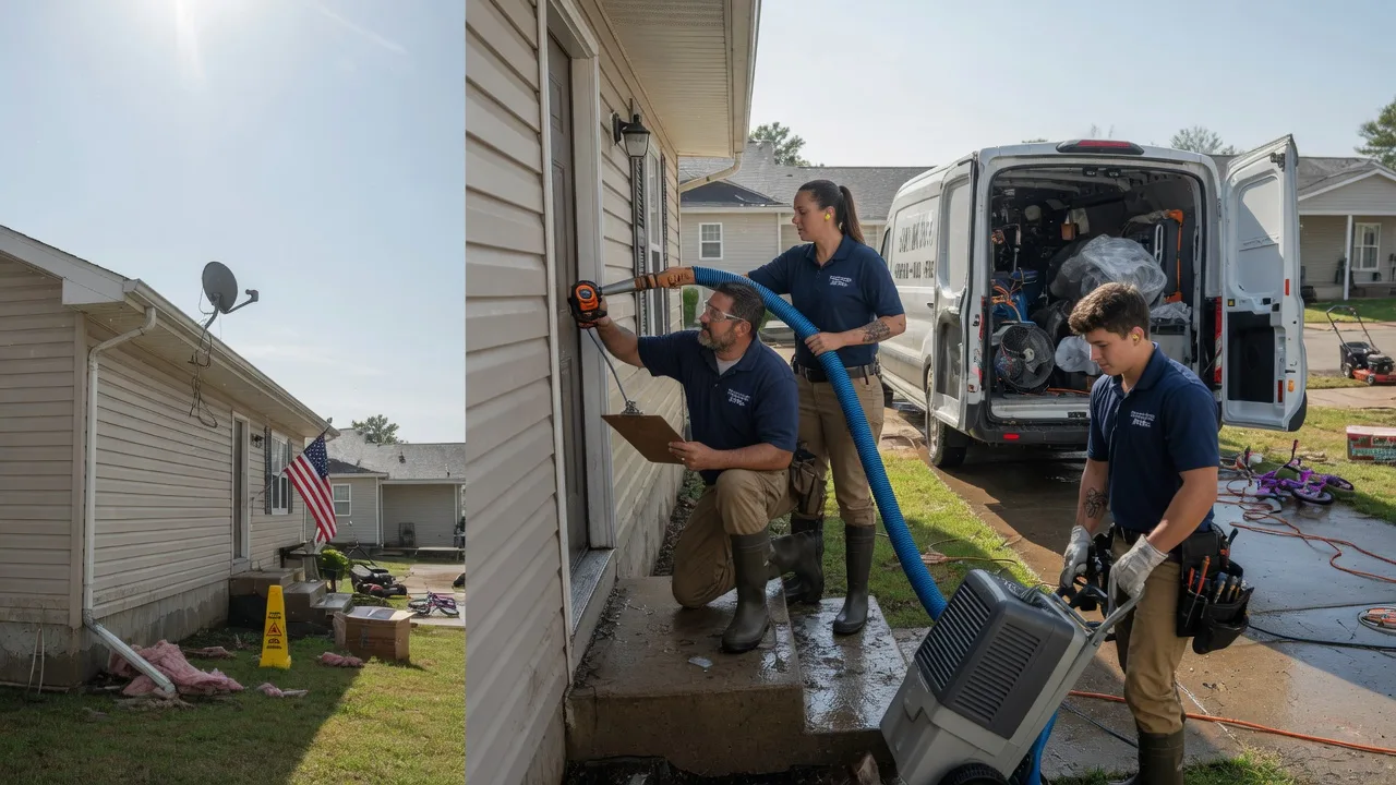 Ceiling Water Damage Restoration in Milton, FL near me